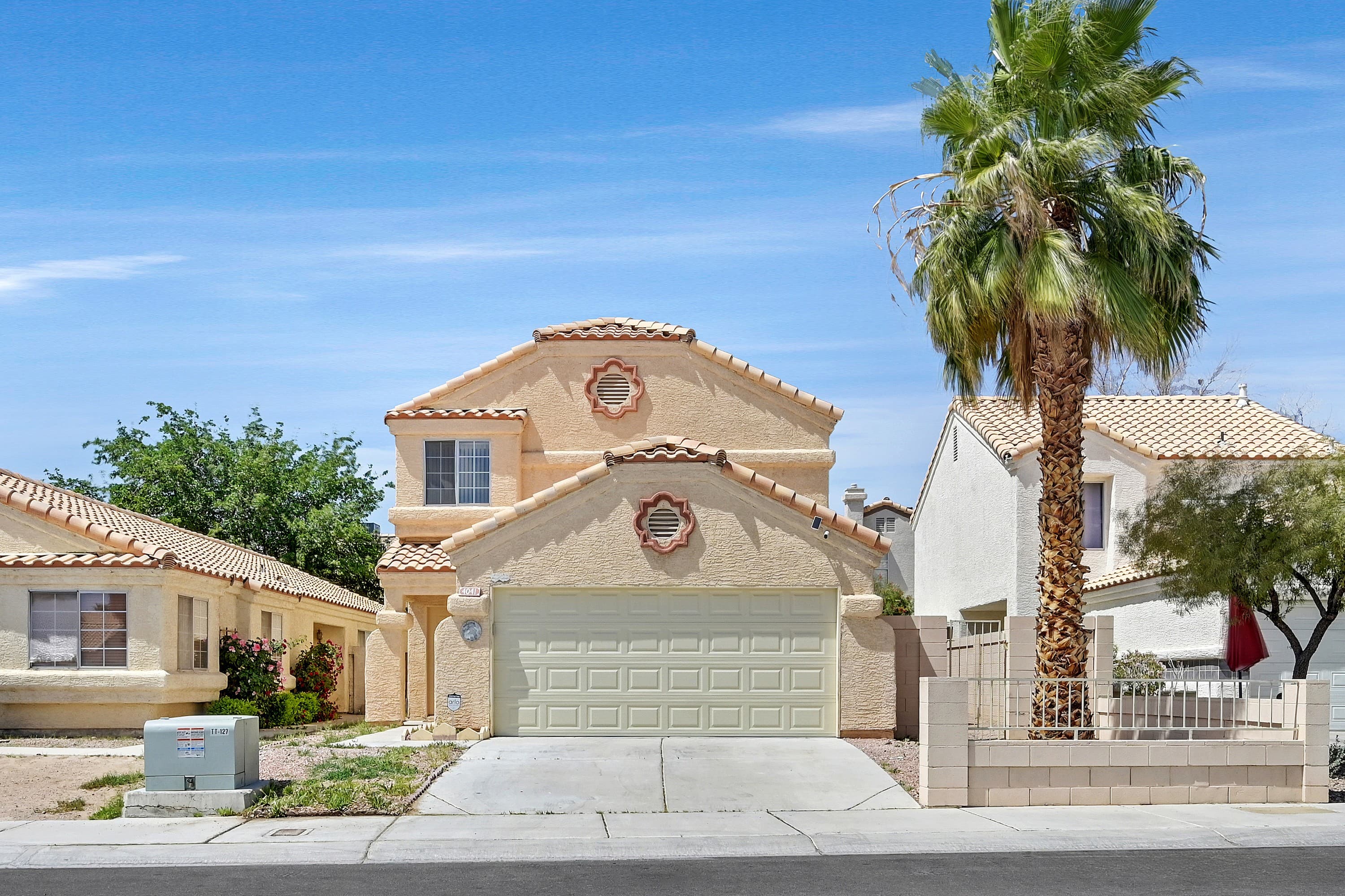 Lone Mountain and northwest Las Vegas homes and desert ridgelines